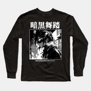 Cyberpunk Cyborg Anime Girl Japanese Streetwear Long Sleeve T-Shirt